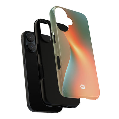 Radiant Contour · Tough Phone Case for iPhone · Orange