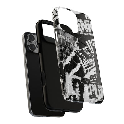 Underground Punk Collage · Tough 2.0 Magnetic Phone Case for iPhone · Black
