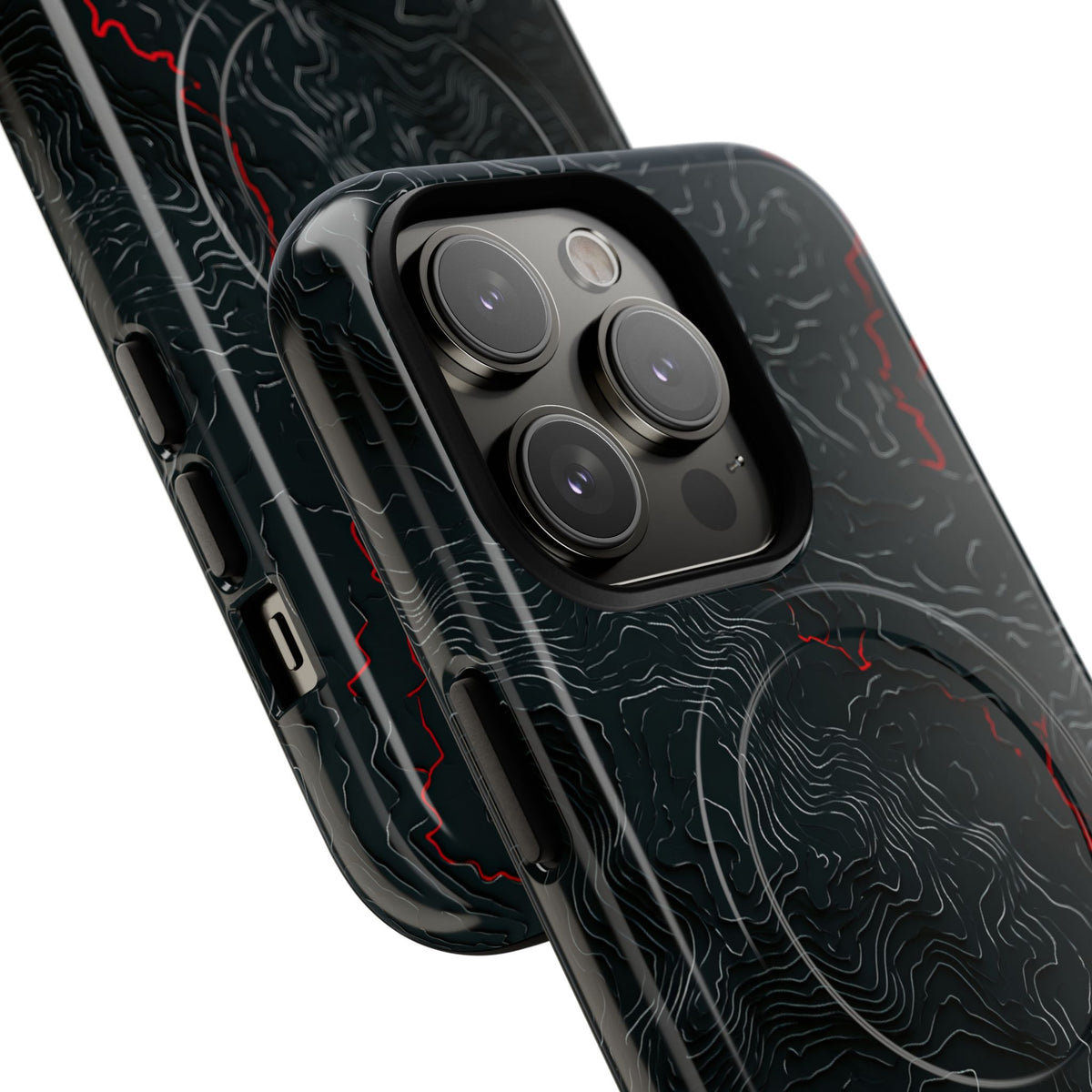 Crimson Rift · Tough 2.0 Magnetic Phone Case for iPhone · Black