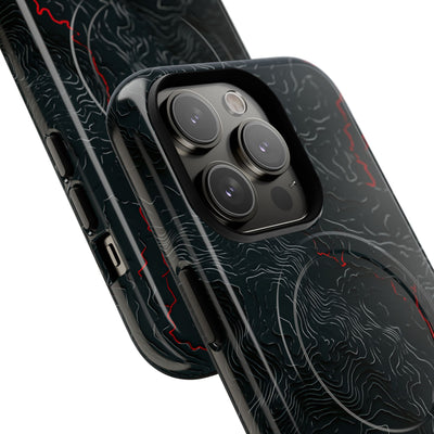 Crimson Rift · Tough 2.0 Magnetic Phone Case for iPhone · Black