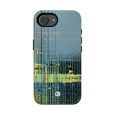 Acid Raster Circuit · Tough Phone Case for iPhone · Teal
