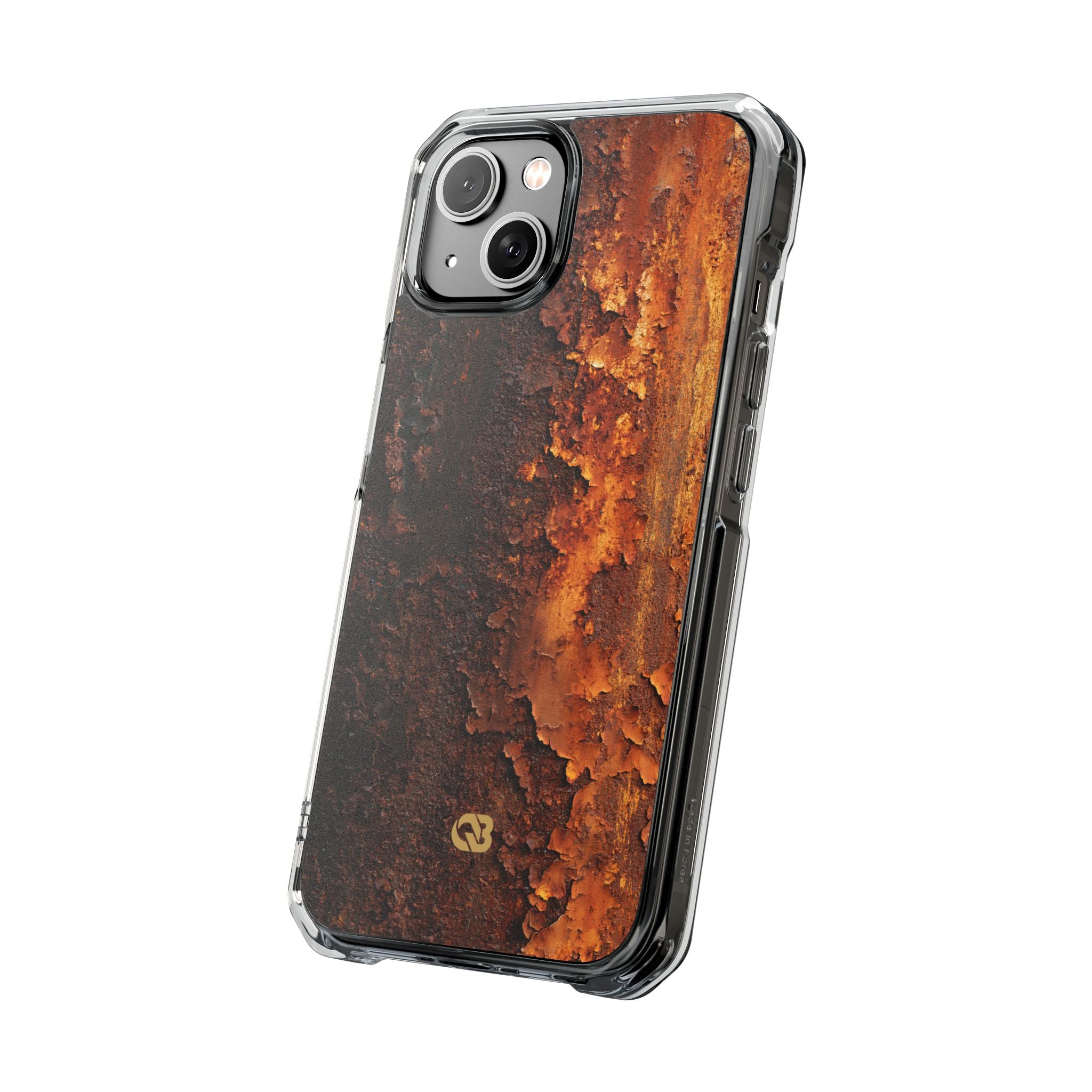 Orange Impact MagSafe Phone Case for iPhone - Oxidized Iron Crust