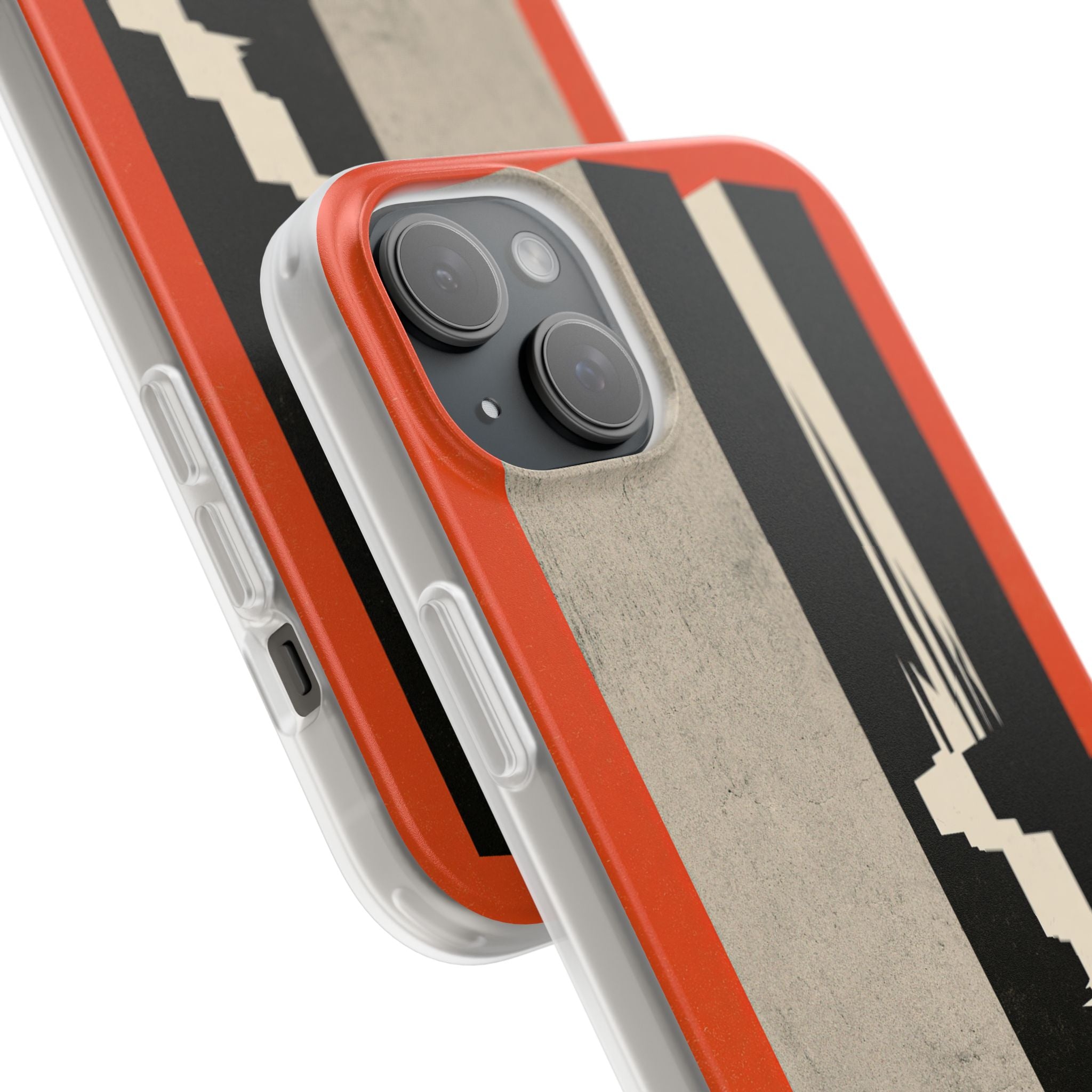 Orange Lite Phone Case for iPhone - Orange Monolith Rift
