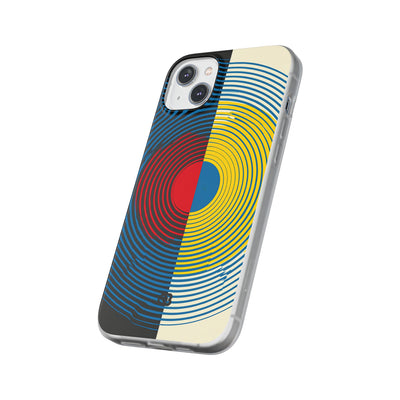 Blue Lite Phone Case for iPhone - Primary Circuit Orbit