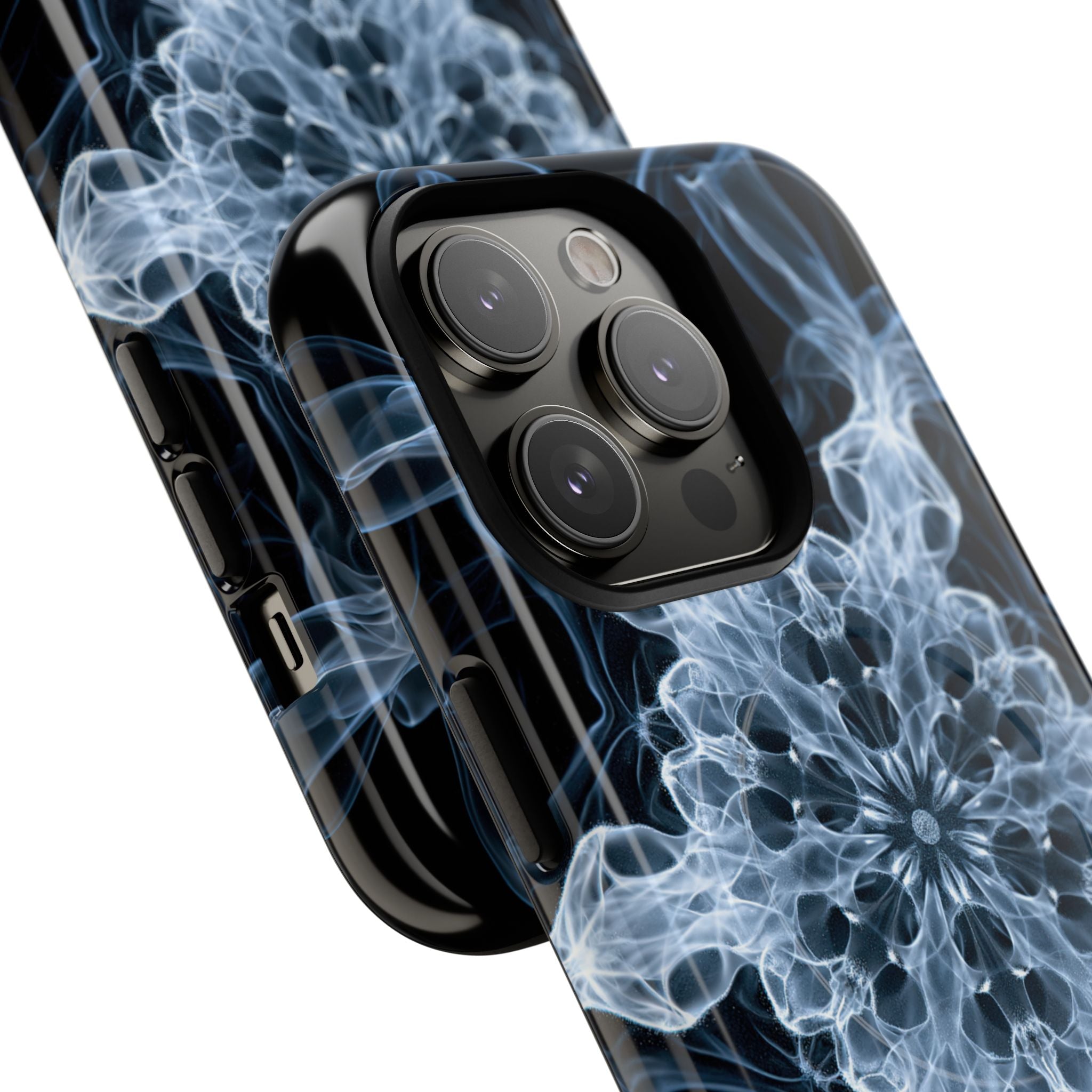 Blue Tough 2.0 Magsafe Phone Case for iPhone - Glacial Smoke Crown