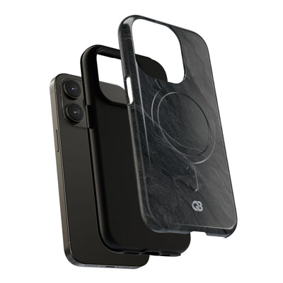 Black Tough 2.0 Magsafe Phone Case for iPhone - Midnight Slate Ridge