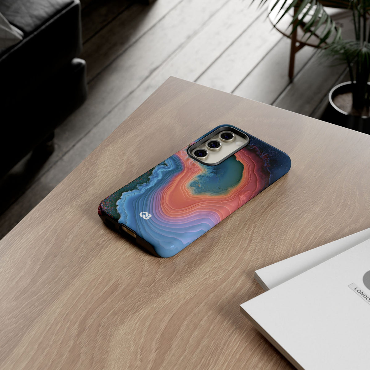 Luminous Resonance · Tough Phone Case for Samsung · Blue