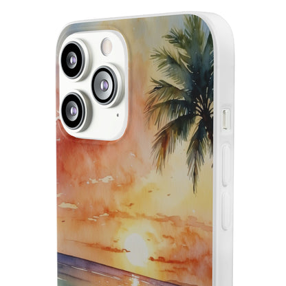 Sonnenuntergang Palme iPhone 13 Pro Max - Soft