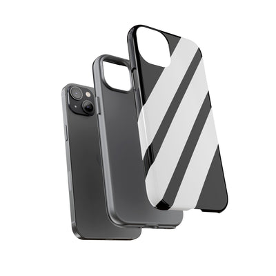 Obsidian White Bars · Tough Telefoncover for iPhone