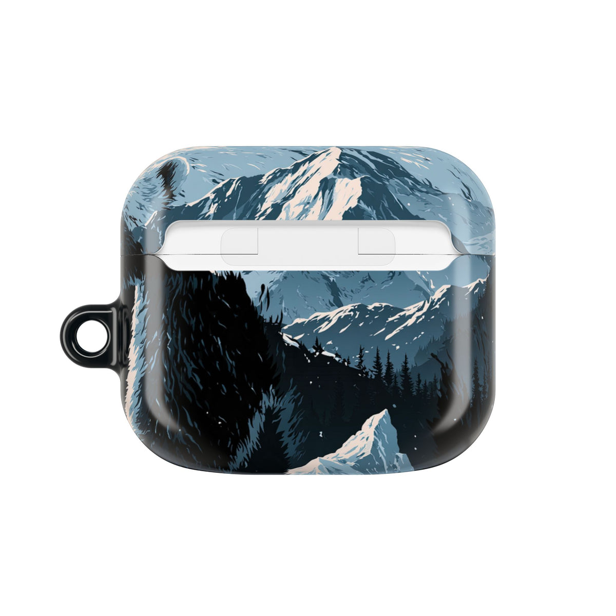 Nordic Arctic Bear · Hard Case for AirPods & AirPods Pro · Black