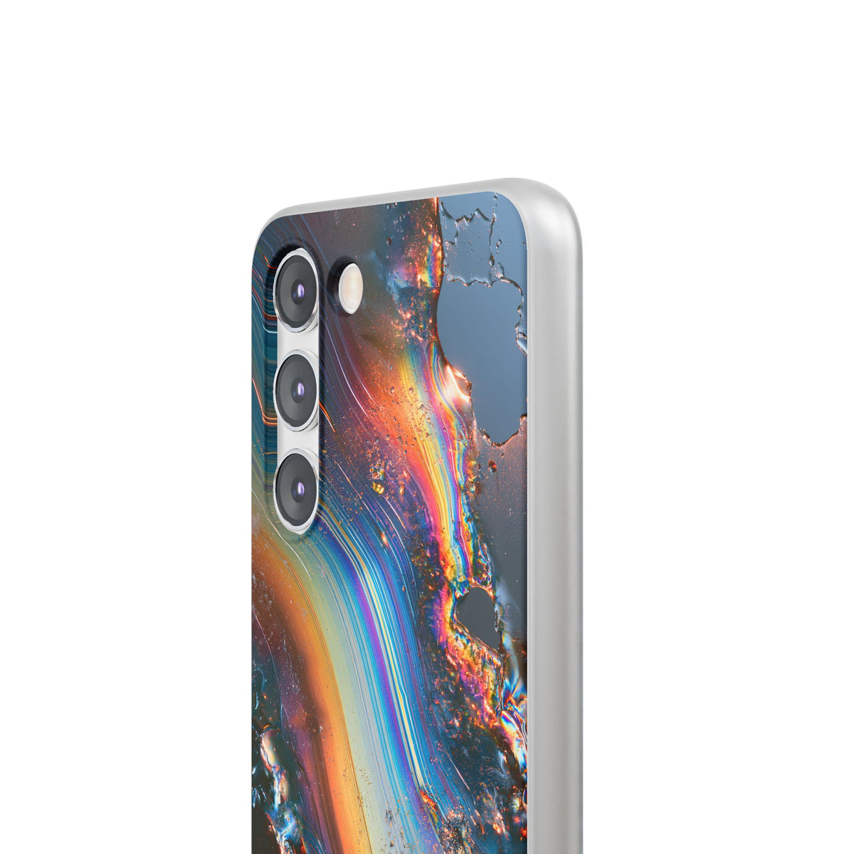Prismatic Aura Flow · Lite Phone Case for Samsung · Blue