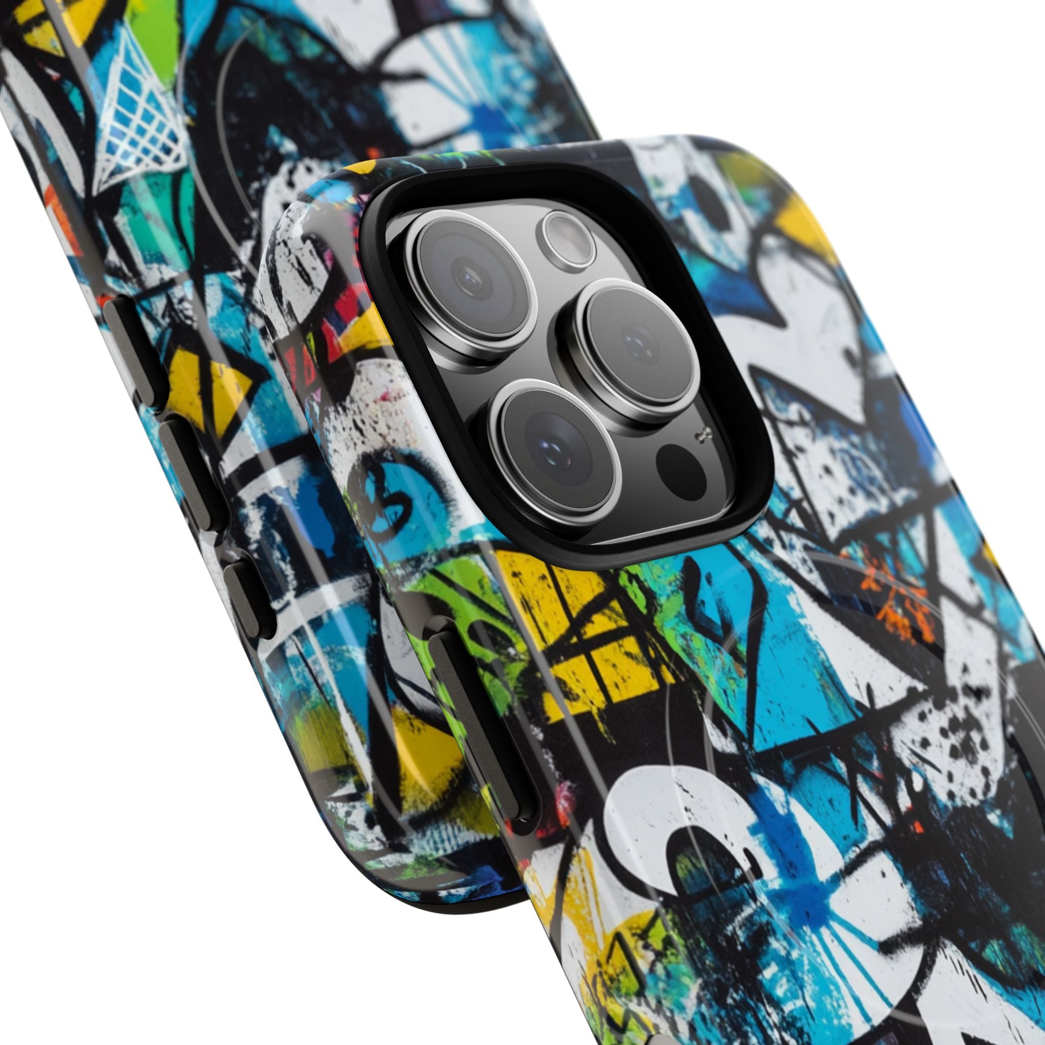 Weißer Ripple Drift iPhone 16 Pro Case - Tough+