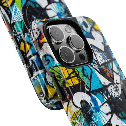 Weißer Ripple Drift iPhone 16 Pro Case - Tough+