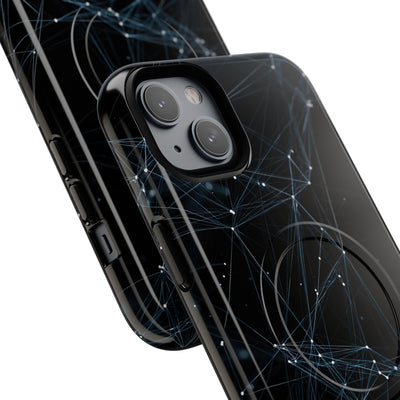 Black Tough 2.0 Magsafe Phone Case for iPhone - Arctic Neural Mesh
