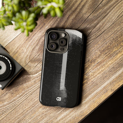 Black Tough Phone Case for iPhone - Vector Core Monolith
