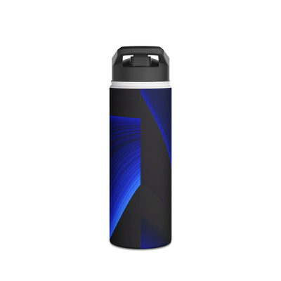 Cobalt Ridge Waves · Insulated Water Bottle · Blue