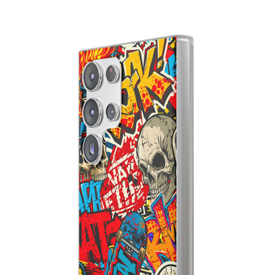 Skate Skull Riot · Lite Phone Case for Samsung · Red