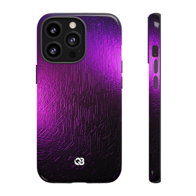 Violet Cyber Circuit · Tough Phone Case for iPhone · Purple