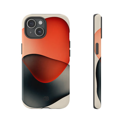 Translucent Crimson Form · Tough Phone Case for iPhone · Red