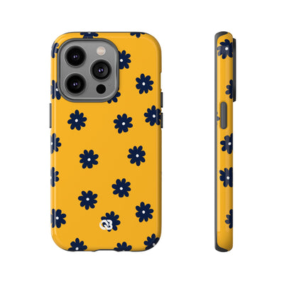 Navy Daisy Mustard · Tough Phone Case for iPhone