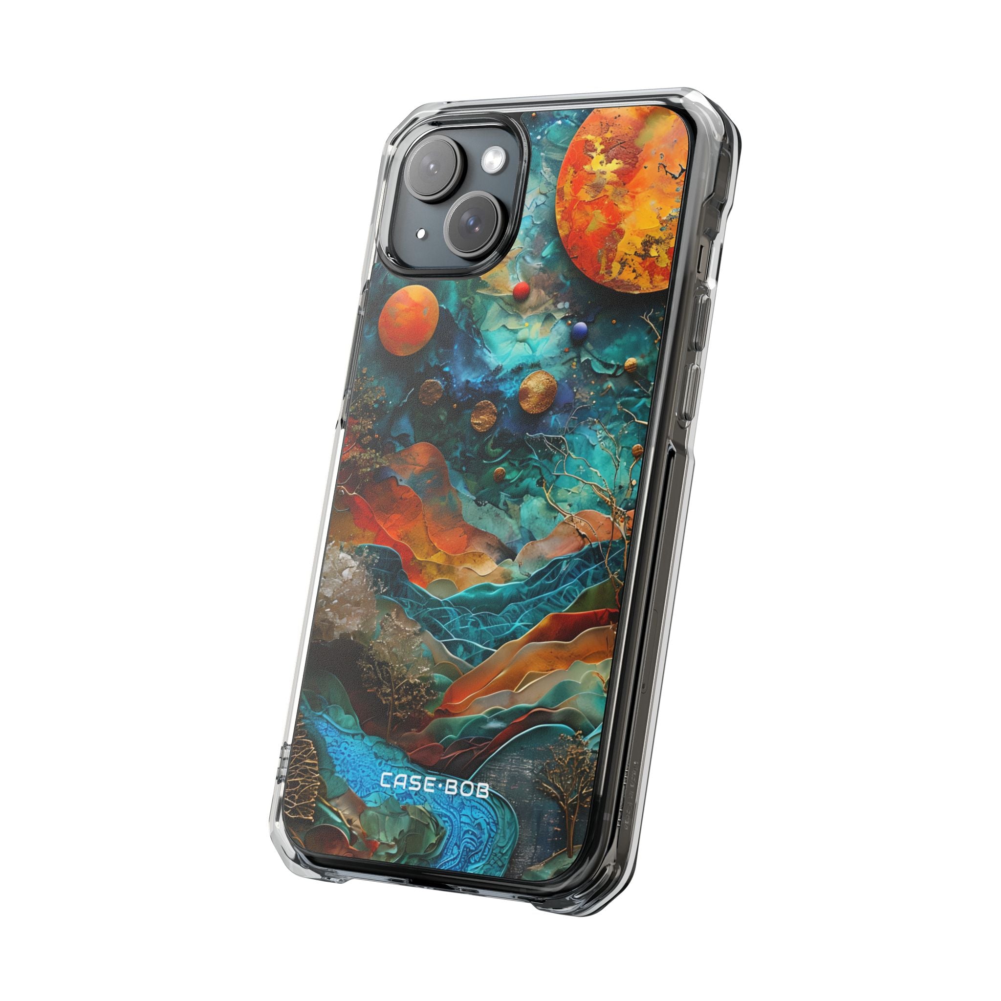 Celestial Ember iPhone 15 Plus Cover - Impact