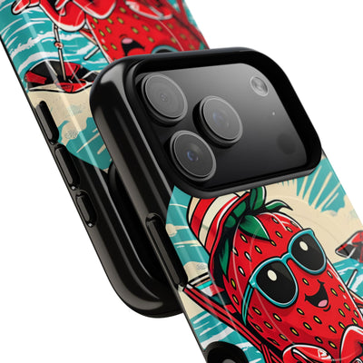 Retro Coastal Berry · Tough+ Hoesje voor iPhone · Magsafe