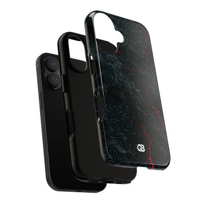 Crimson Rift · Tough Phone Case for iPhone · Black