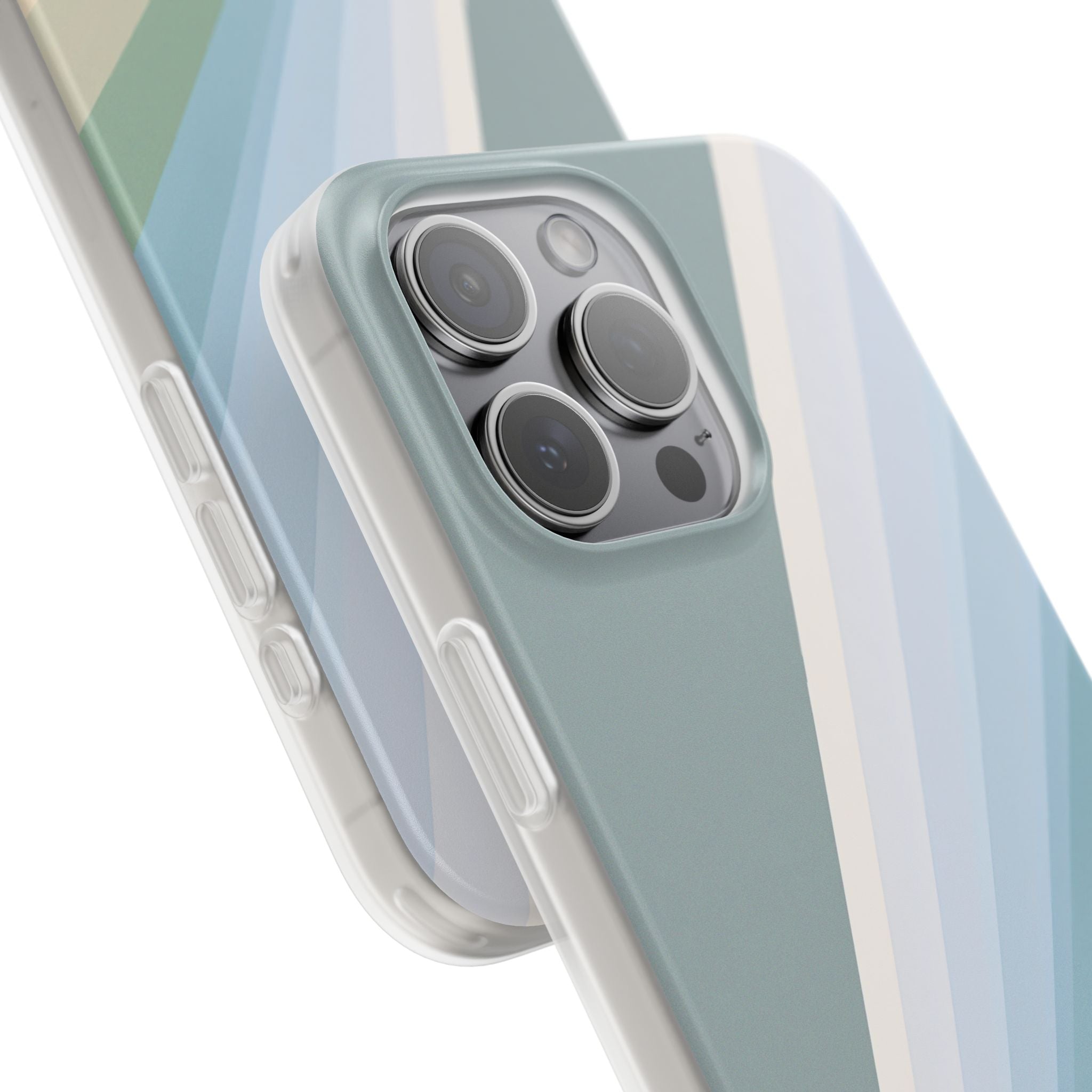 Green Lite Phone Case for iPhone - Sage Prism Beam