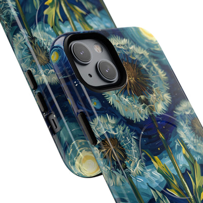 Starry Dandelion Swirl · Tough+ Coque de téléphone pour iPhone · Magsafe