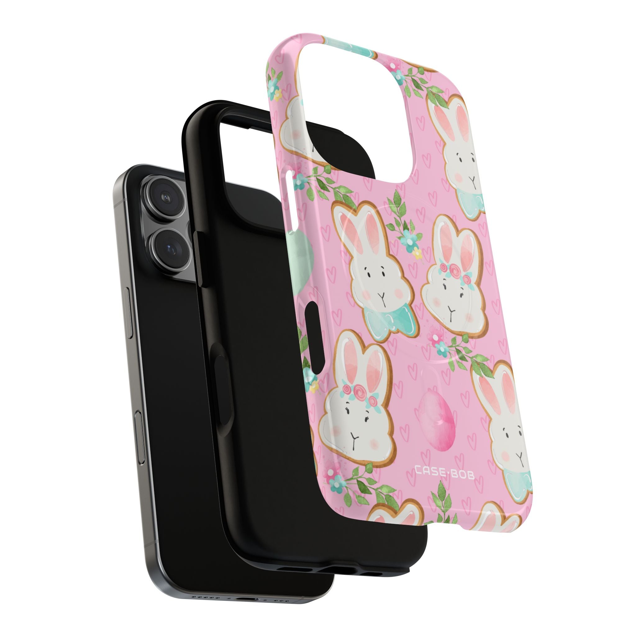 Bunny Blossom iPhone 16 Pro Case - Tough+