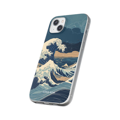 Cresting Blue Wave iPhone 14 Plus Case - Soft
