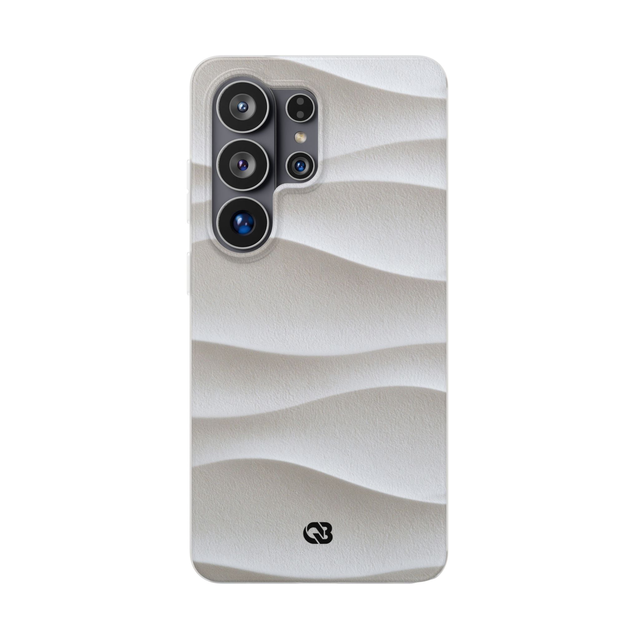 White Lite Phone Case for Samsung - Arctic Flow Ridges