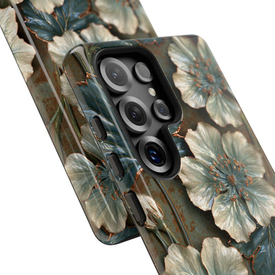 Gilded Blossom Reverie · Tough Phone Case for Samsung · Teal