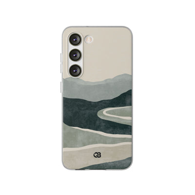 Green Lite Phone Case for Samsung - Misty Sage Valley