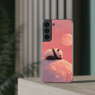 Rose Moon Panda · Soft Phone Case for Samsung