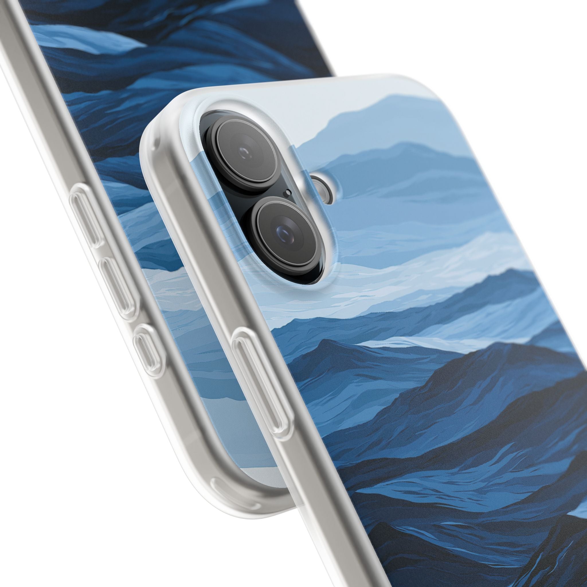 Blue Lite Phone Case for iPhone - Cobalt Ridge Tides