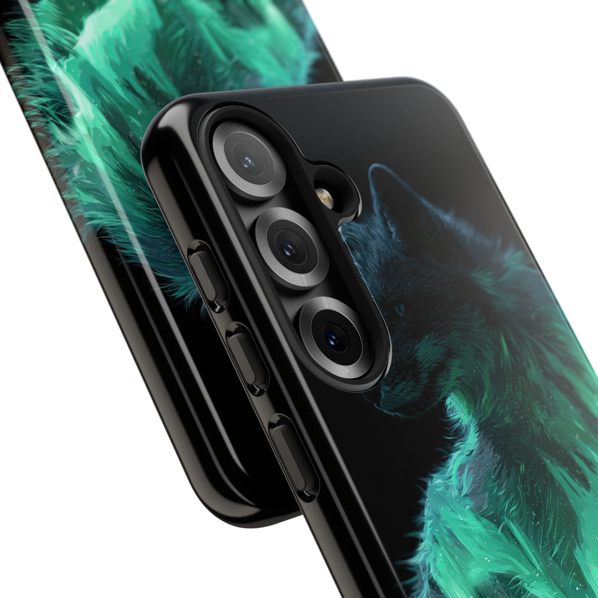 Nordic Aurora Fox · Tough Phone Case for Samsung · Teal
