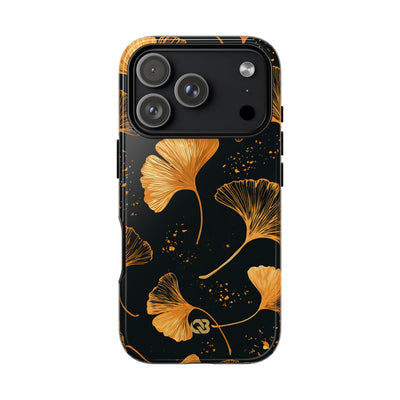 Gilded Ginkgo · Tough Phone Case for iPhone · Gold