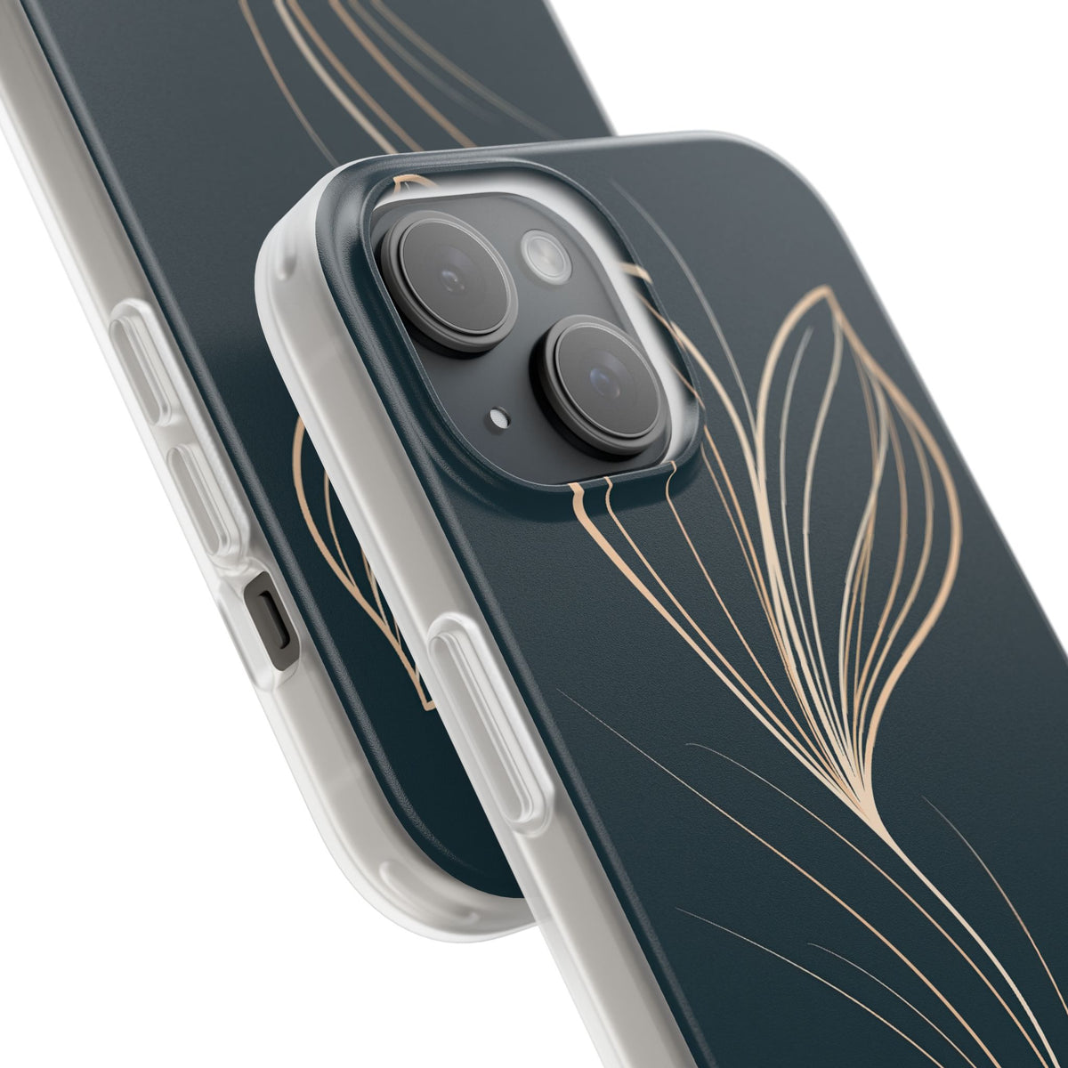 Botanical Contour · Lite Phone Case for iPhone ·  Teal