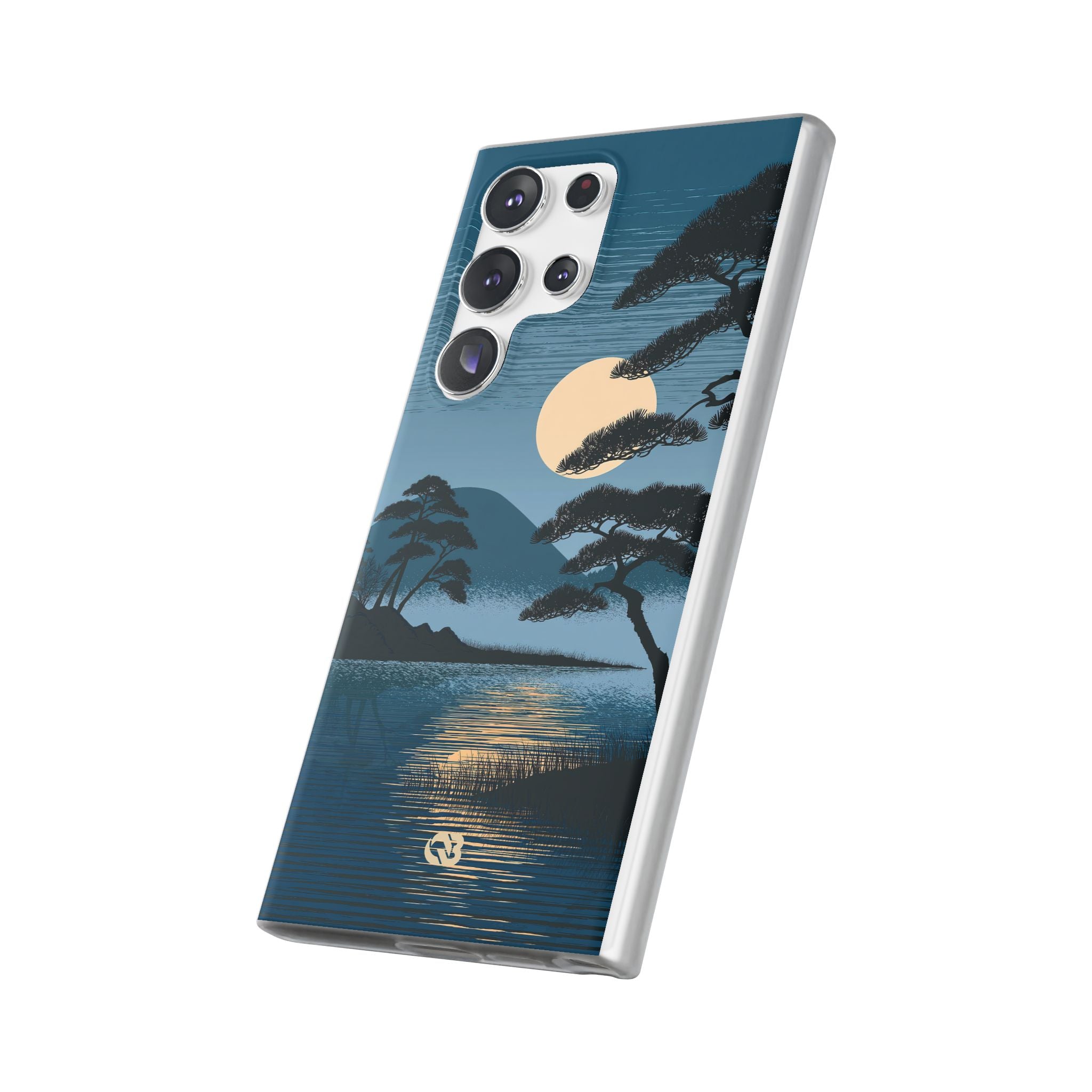 Blue Lite Phone Case for Samsung - Midnight Kyoto Pine