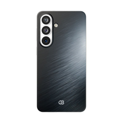 Grey Lite Phone Case for Samsung - Charcoal Brushed Steel