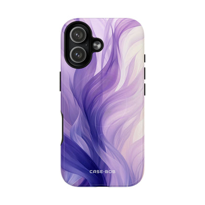 Purple Ribbon Waves iPhone 17 Case - Tough+ - CASE•BOB