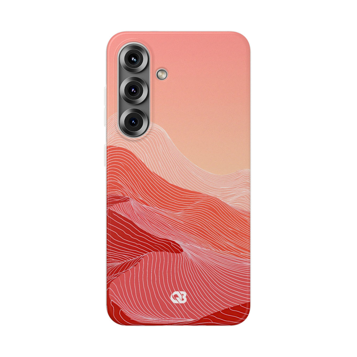 Coral Ridge Contours · Lite Phone Case for Samsung · Red