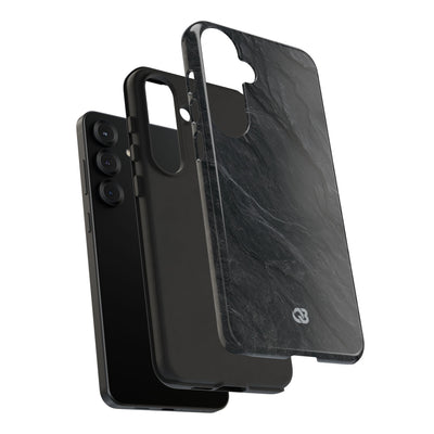 Black Tough Phone Case for Samsung - Midnight Slate Ridge