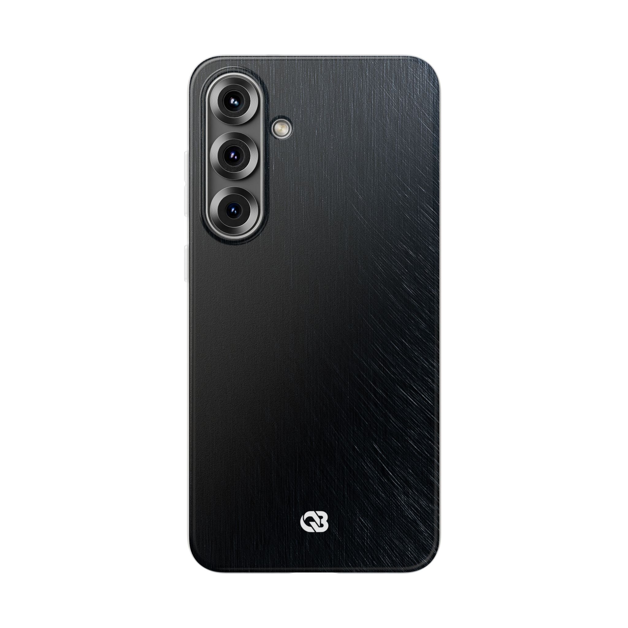 Black Lite Phone Case for Samsung - Midnight Brushed Grain