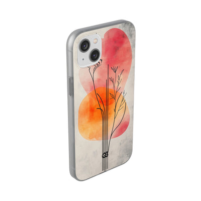 Crimson Bloom Lineage · Soft Phone Case for iPhone