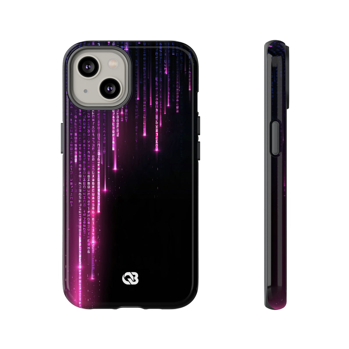 Binary Cascade · Tough Phone Case for iPhone · Black