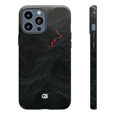 Crimson Ridge Pass · Tough Phone Case for iPhone · Black