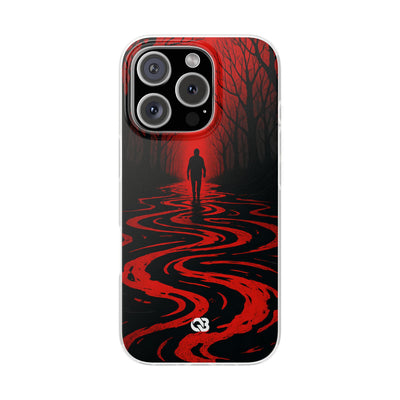 Crimson Shadow Path · Soft Phone Case for iPhone