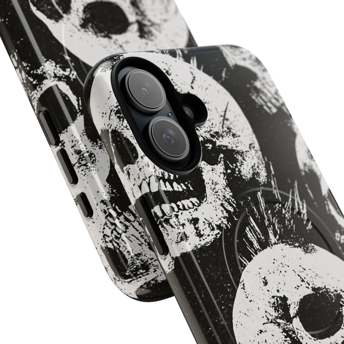 Punk Skull Riot · Tough 2.0 Magnetic Phone Case for iPhone · Black